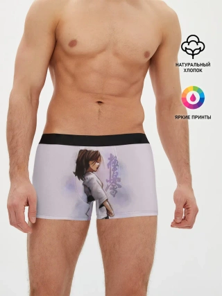 Мужские трусы боксеры / Кёкусинкай девушка