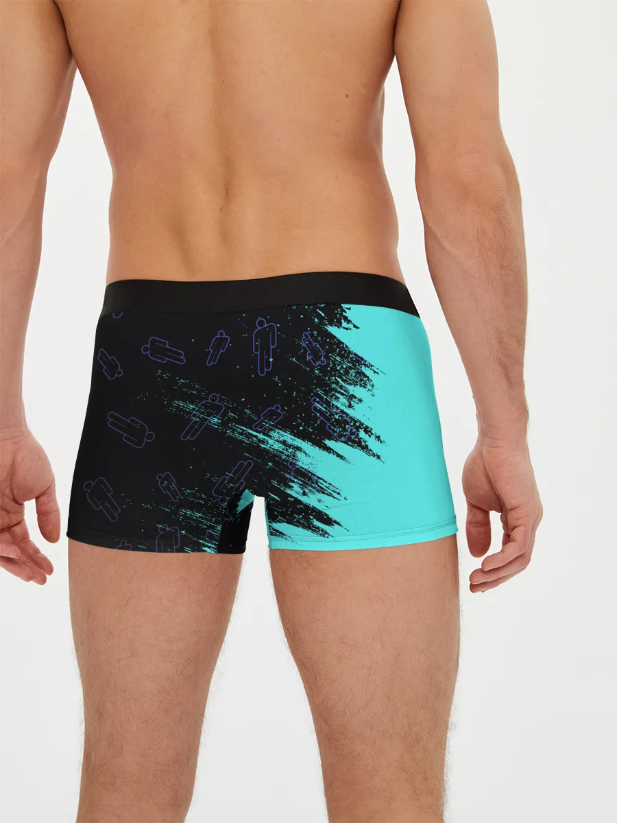 Мужские трусы боксеры / BILLIE EILISH / БИЛЛИ АЙЛИШ