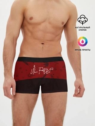 Мужские трусы боксеры / LIL PEEP / ЛИЛ ПИП