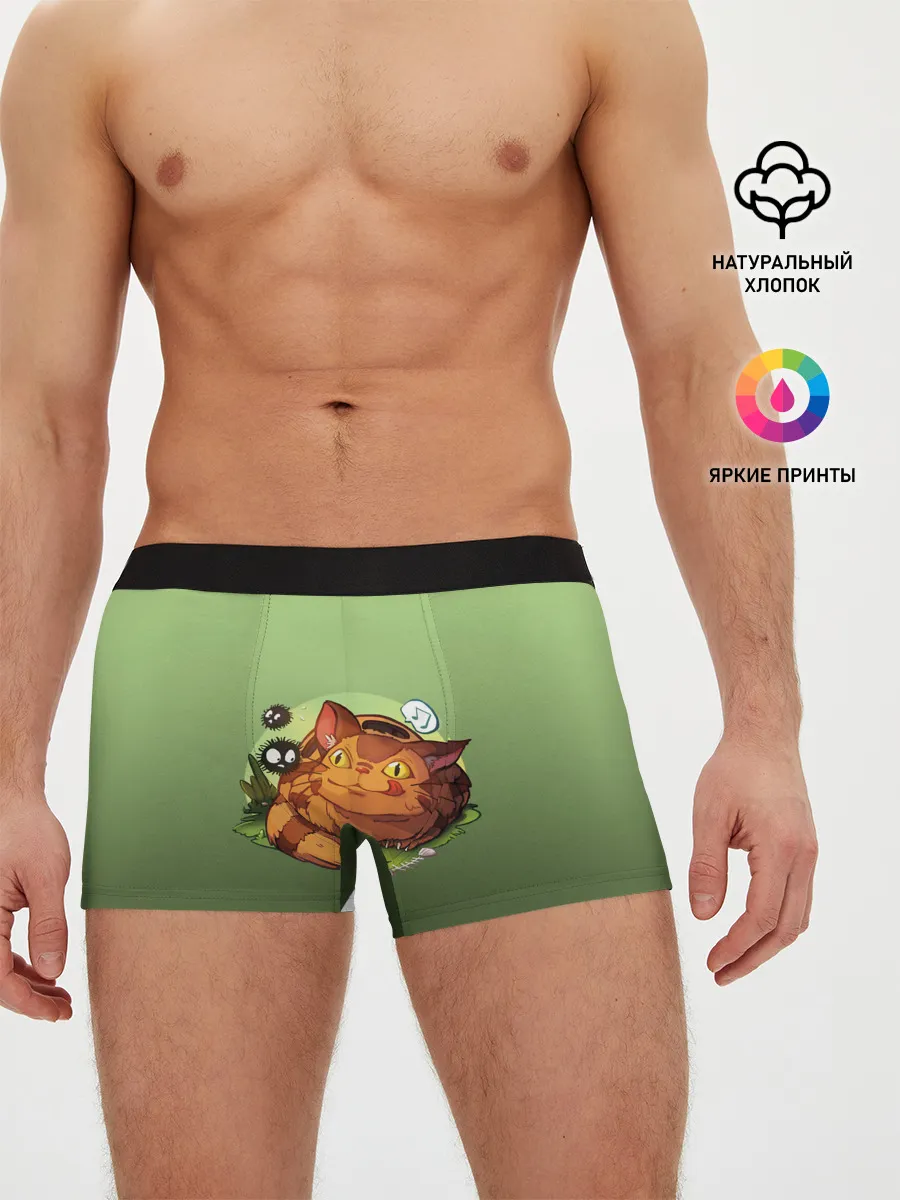 Мужские трусы боксеры / Catbus Studio Ghibli Котобус