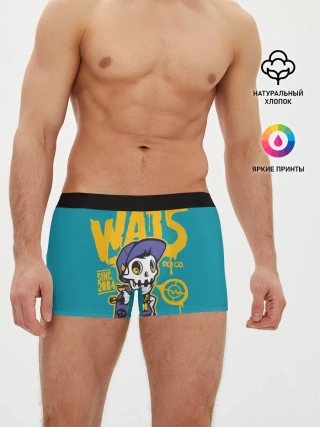 Мужские трусы боксеры / Граффити Wats