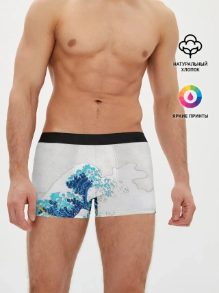 Мужские трусы боксеры / Japanese wave