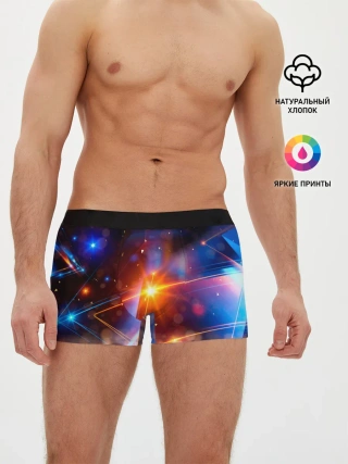 Мужские трусы боксеры / geometry light