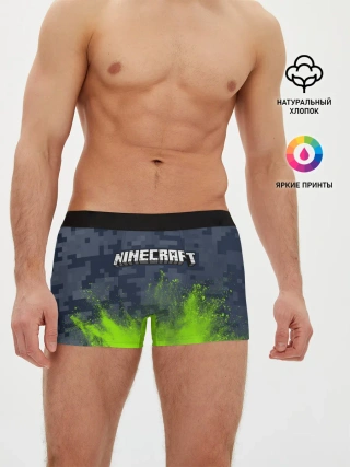 Мужские трусы боксеры / MINECRAFT / МАЙНКРАФТ