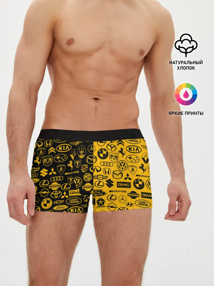 Мужские трусы боксеры / ЛОГОТИПЫ АВТО