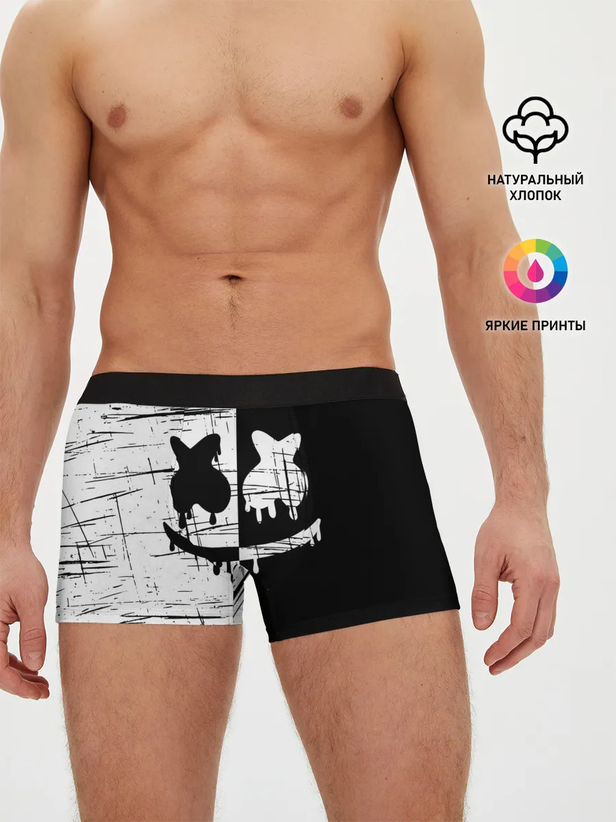 Мужские трусы боксеры / FORTNITE MARSHMELLO.