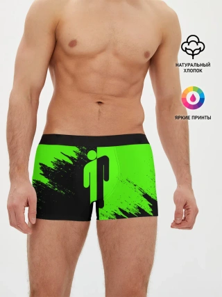 Мужские трусы боксеры / BILLIE EILISH / БИЛЛИ АЙЛИШ