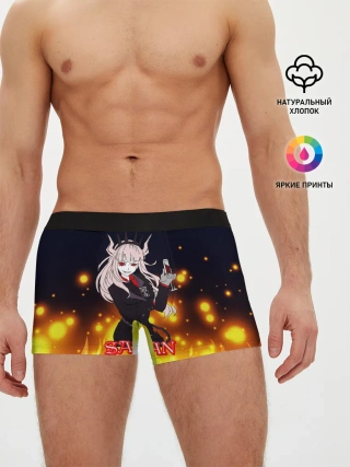 Мужские трусы боксеры / Helltaker Satan Girl