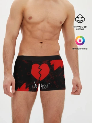 Мужские трусы боксеры / LIL PEEP / ЛИЛ ПИП