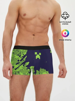 Мужские трусы боксеры / MINECRAFT / МАЙНКРАФТ