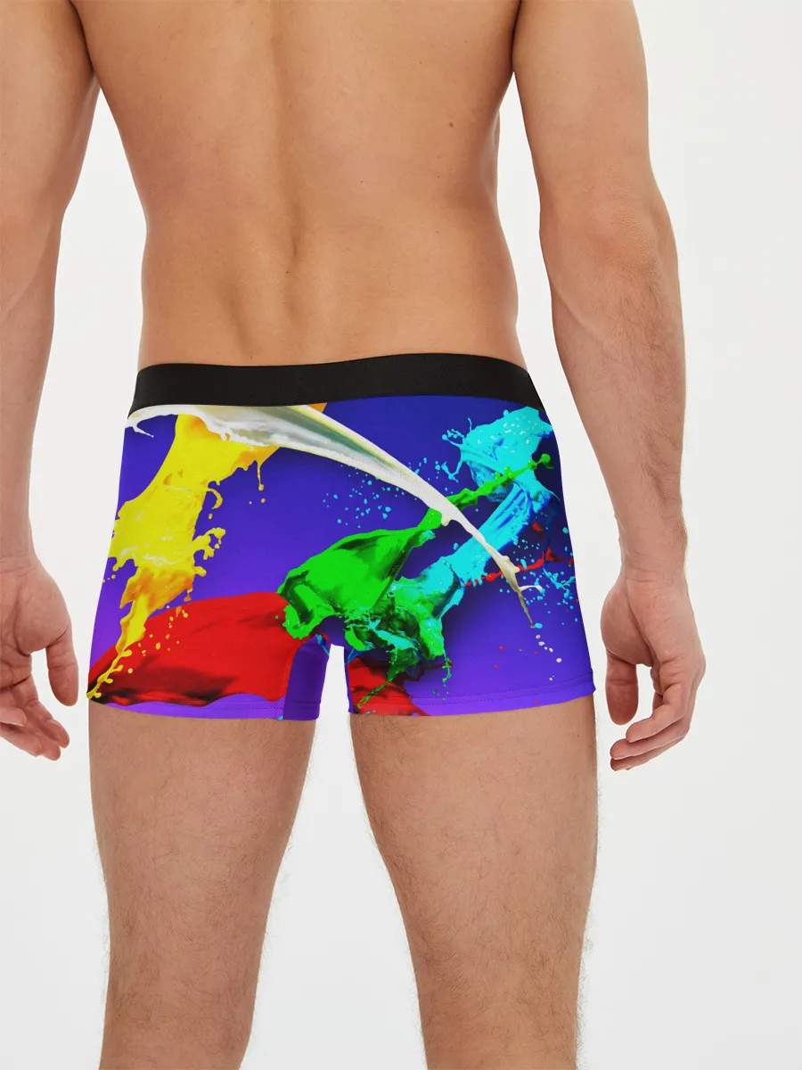 Мужские трусы боксеры / НЕОНОВЫЙ КРАСКИ