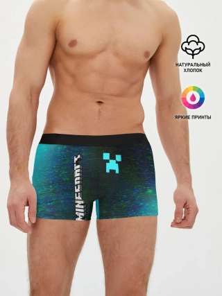 Мужские трусы боксеры / MINECRAFT / МАЙНКРАФТ