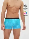 Мужские трусы боксеры / Белые кружки
