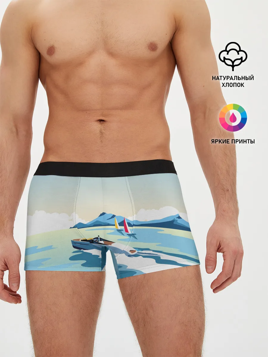 Мужские трусы боксеры / Лето