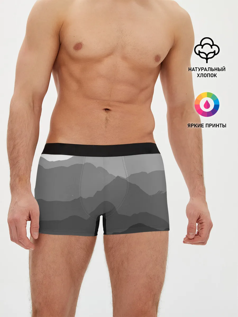Мужские трусы боксеры / горы