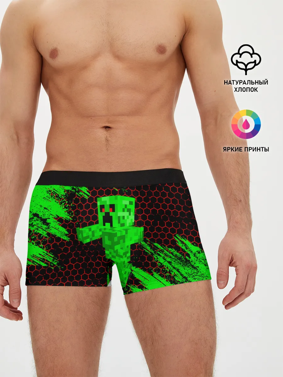 Мужские трусы боксеры / MINECRAFT CREEPER