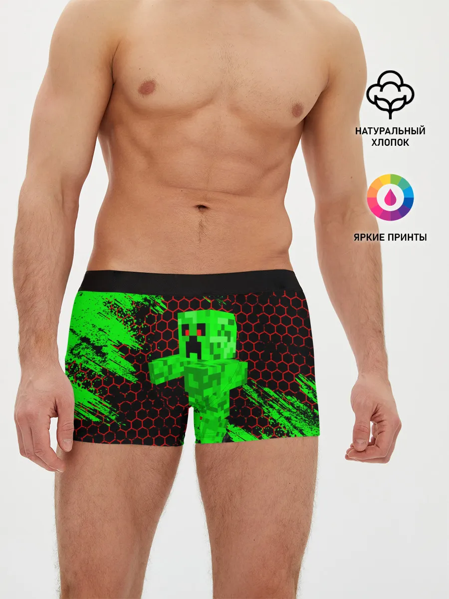 Мужские трусы боксеры / MINECRAFT CREEPER