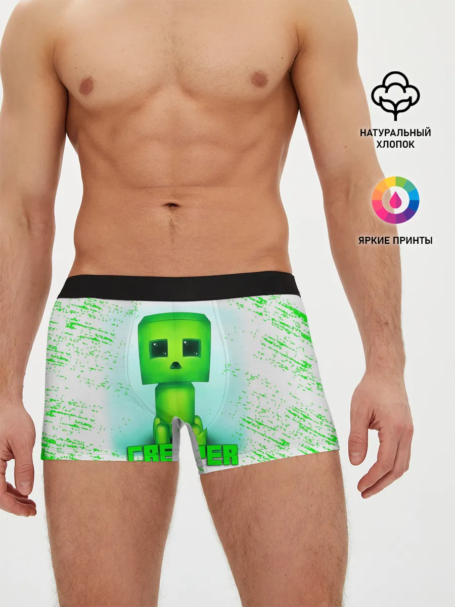 Мужские трусы боксеры / MINECRAFT CREEPER