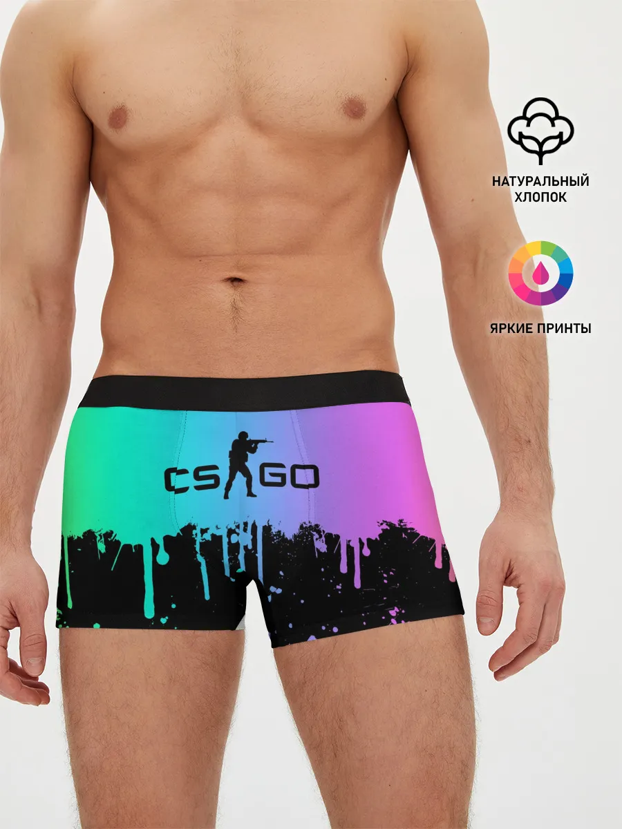 Мужские трусы боксеры / COUNTER STRIKE