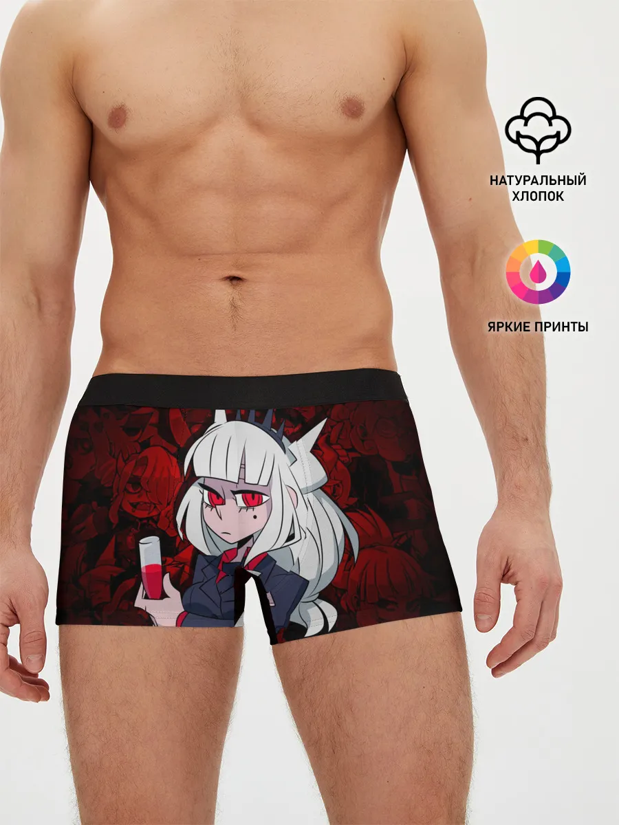 Мужские трусы боксеры / HELLTAKER LUCIFER