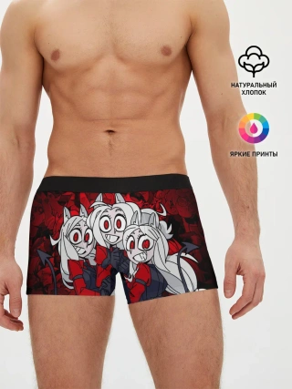 Мужские трусы боксеры / HELLTAKER CERBERUS