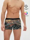 Мужские трусы боксеры / 3D абстрактная схема