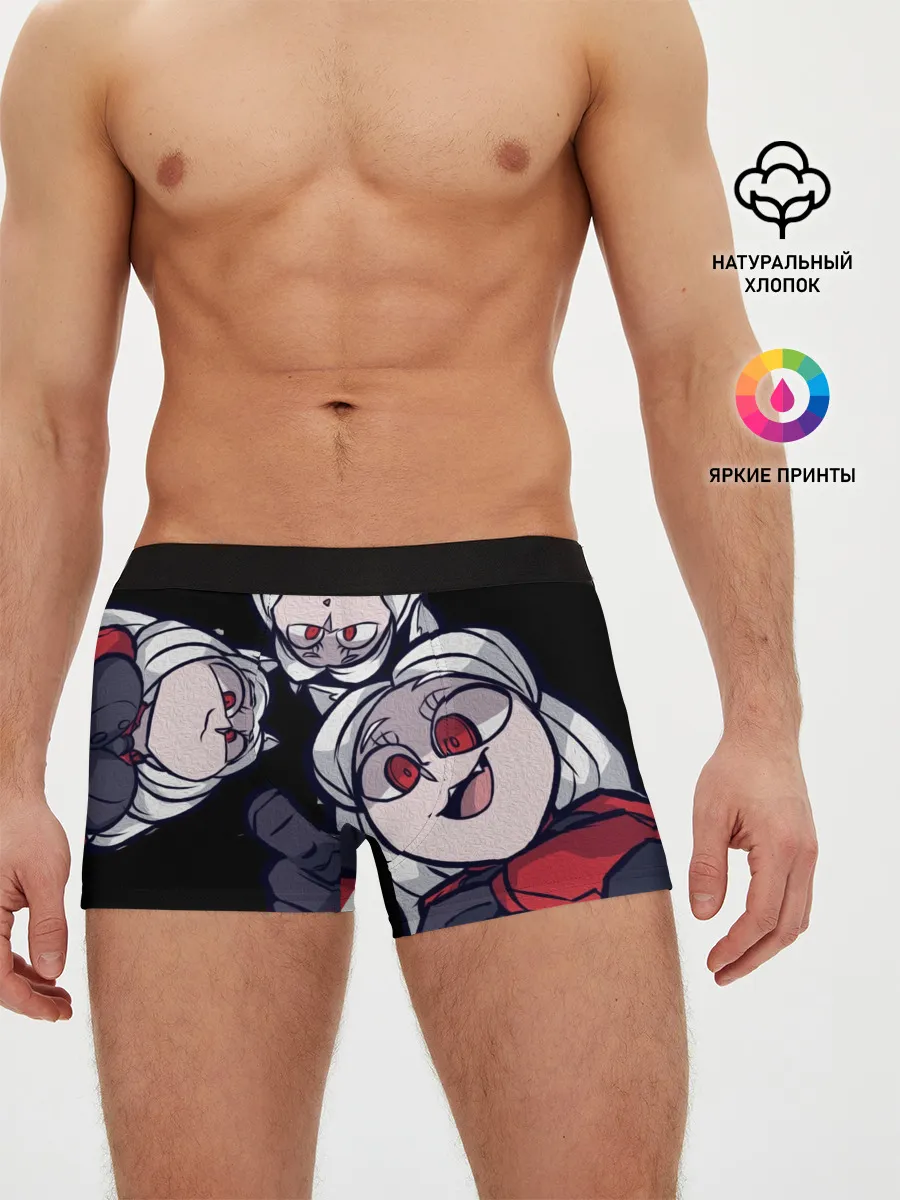 Мужские трусы боксеры / Мультяшные герои Helltaker