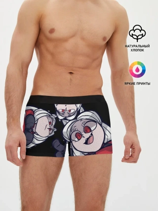 Мужские трусы боксеры / Мультяшные герои Helltaker