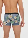 Мужские трусы боксеры / 3D стеклянные цветы