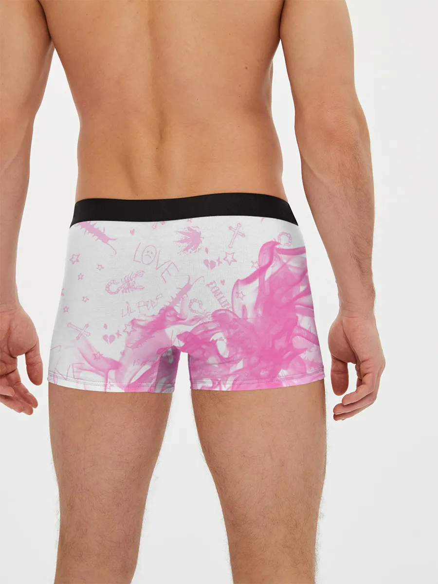 Мужские трусы боксеры / LIL PEEP / ЛИЛ ПИП