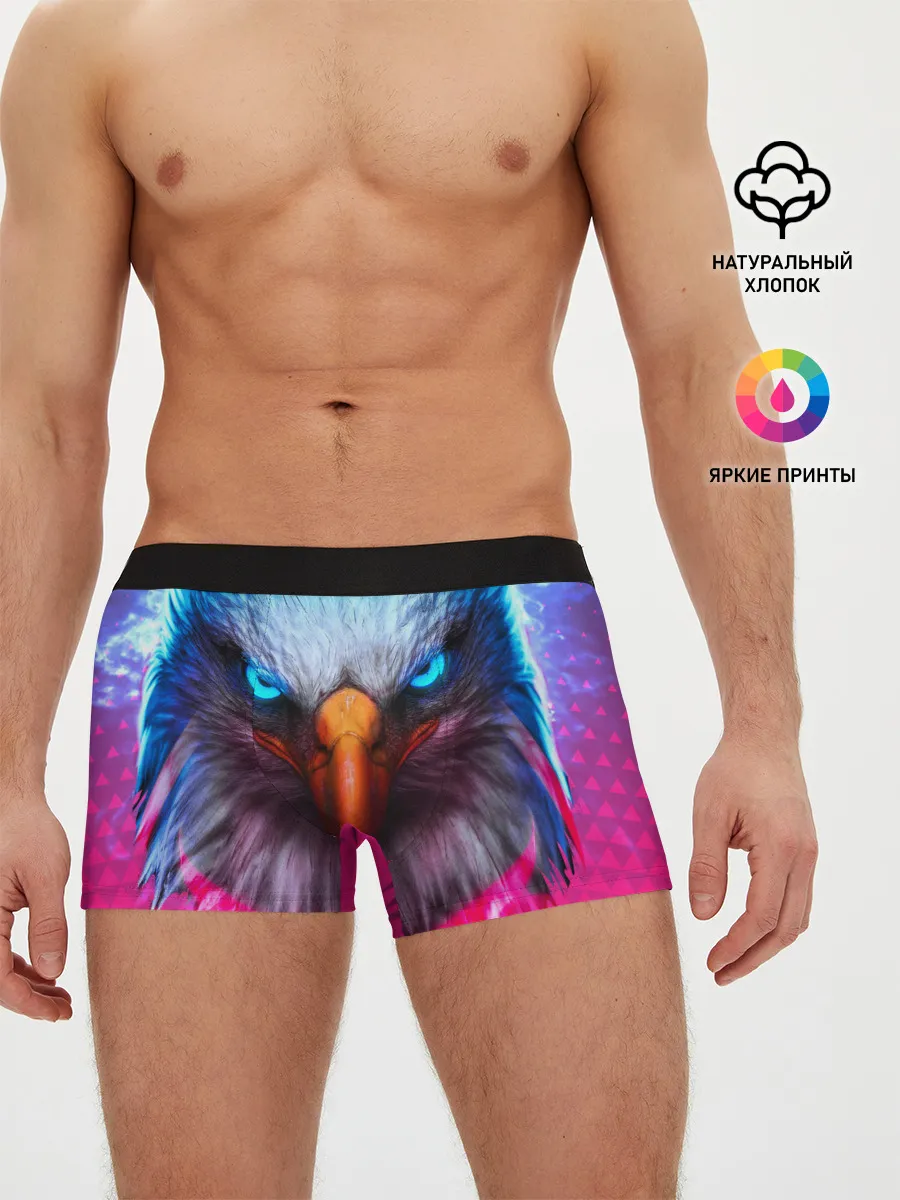 Мужские трусы боксеры / Взгляд орла