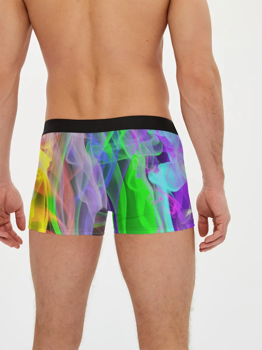 Мужские трусы боксеры / ДЫМ ЦВЕТНОЙ / ОГОНЬ