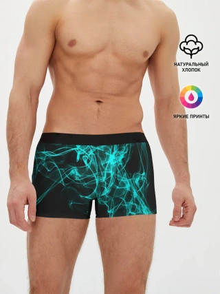 Мужские трусы боксеры / НЕОНОВЫЙ ДЫМ