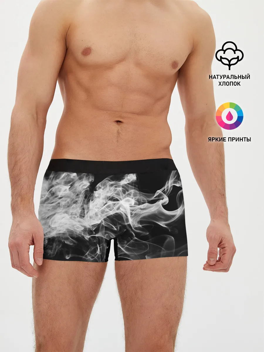Мужские трусы боксеры / СЕРЫЙ ДЫМ
