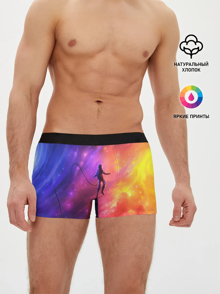 Мужские трусы боксеры / НЕОНОВЫЙ КОСМОС