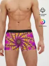 Мужские трусы боксеры / НЕОНОВЫЙ РОЗОВЫЙ ФРАКТАЛ
