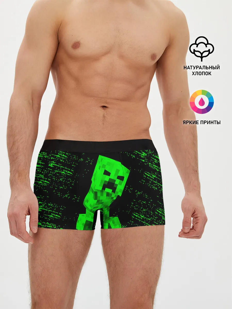 Мужские трусы боксеры / MINECRAFT CREEPER