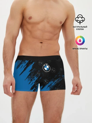 Мужские трусы боксеры / BMW / БМВ