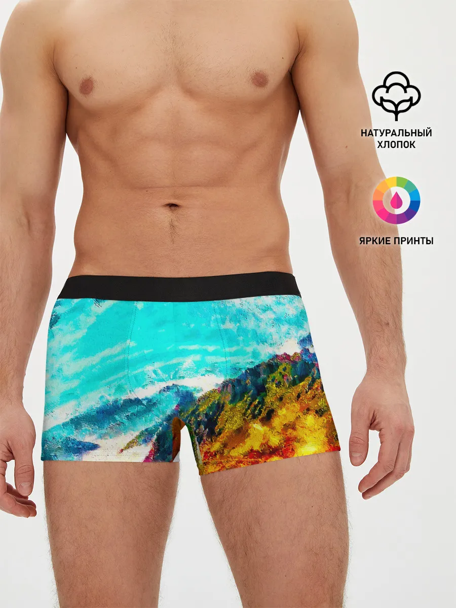 Мужские трусы боксеры / Японские горы