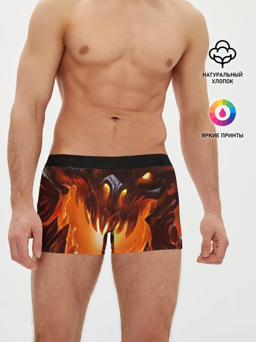 Мужские трусы боксеры / Дракон Лавы