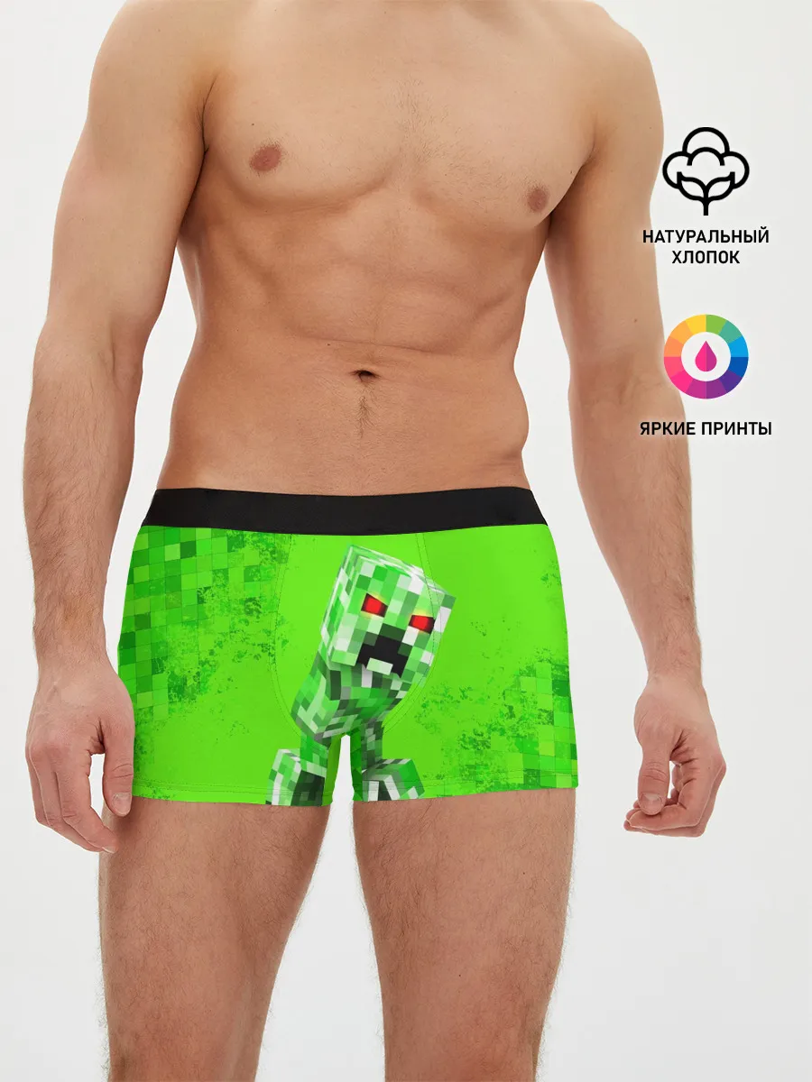Мужские трусы боксеры / MINECRAFT CREEPER