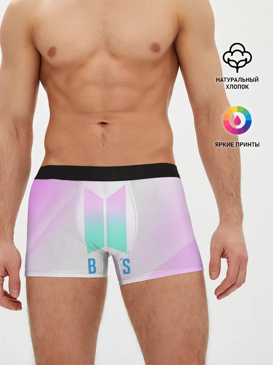 Мужские трусы боксеры / BTS / БТС