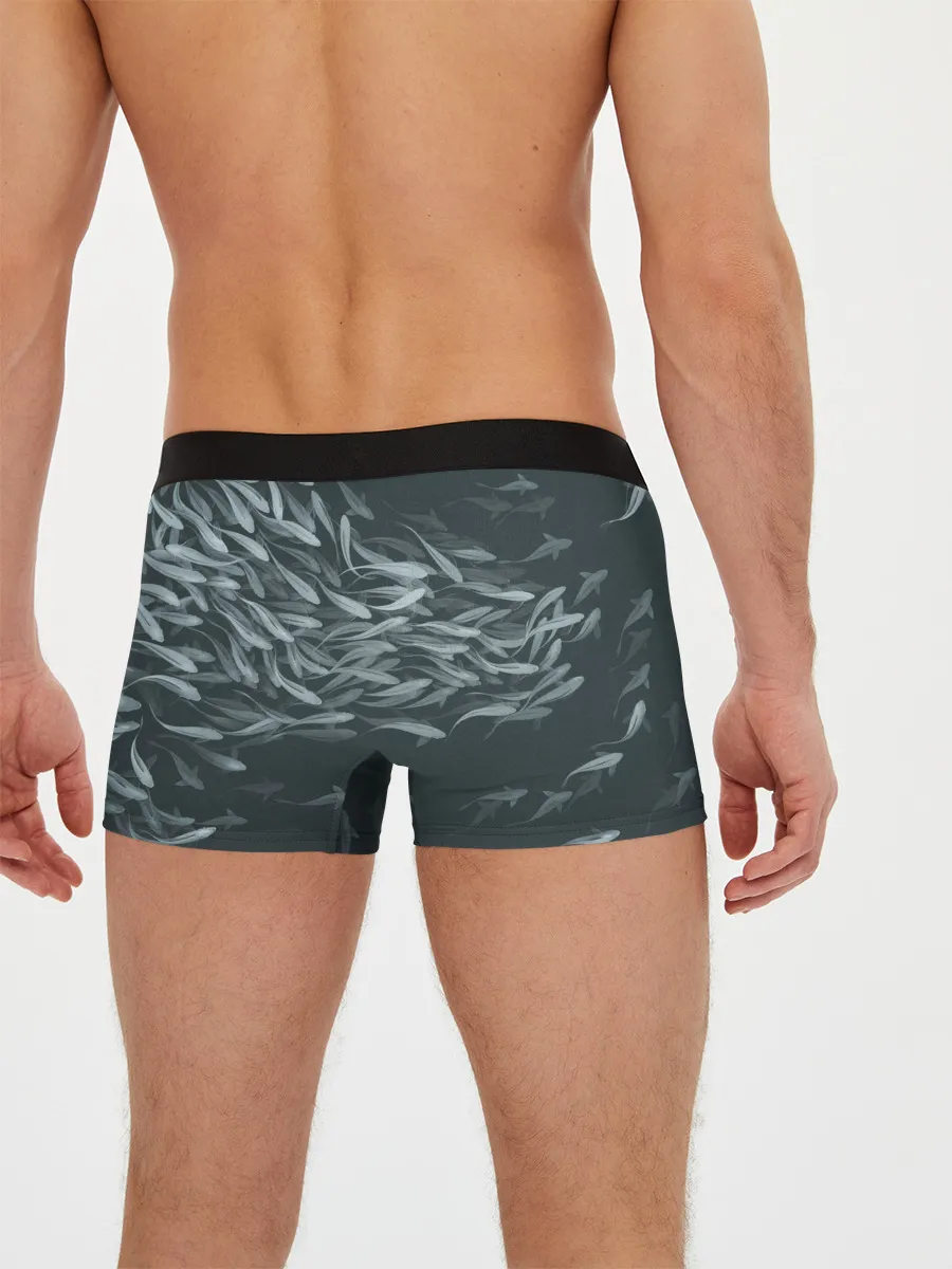 Мужские трусы боксеры / Рыбы