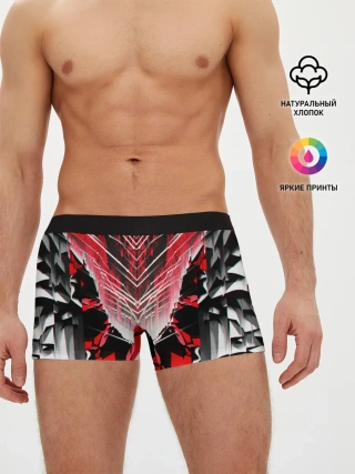 Мужские трусы боксеры / STRIPES GEOMETRY