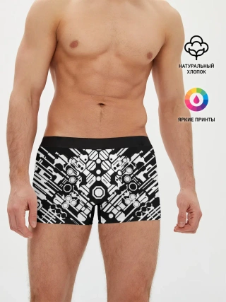 Мужские трусы боксеры / двигатель киберпанк