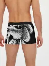 Мужские трусы боксеры / Черный медведь