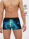 Мужские трусы боксеры / Miku в матрице