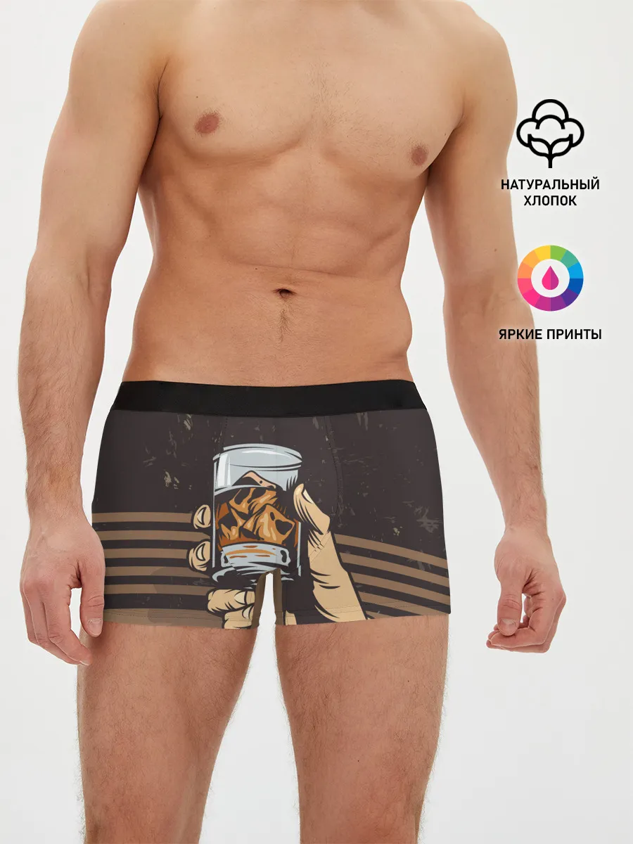 Мужские трусы боксеры / Ретро Виски
