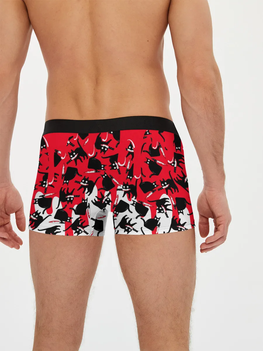 Мужские трусы боксеры / WHAT CAT