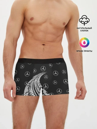 Мужские трусы боксеры / MERCEDES / МЕРСЕДЕС